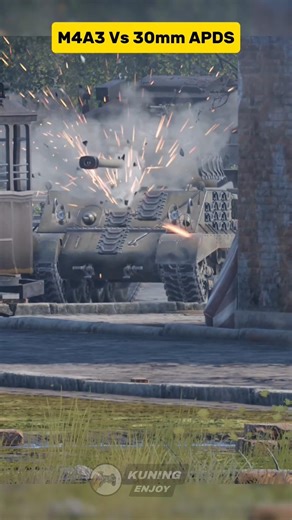 M4A3 Vs 30mm APDS. #warthunder