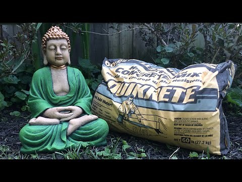 Make a Buddha Statue with Concrete