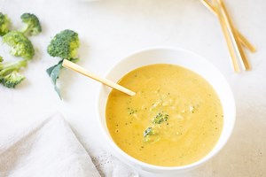 Dairy-Free Broccoli 'Cheddar' Soup (Paleo) - Danielle Walker