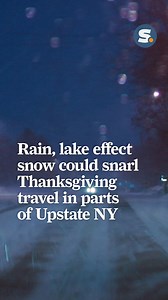 27K views · 118 reactions | Thanksgiving travel could be tricky, thanks to a strong storm system that could bring rain and lake effect snow just in time for the holiday weekend. https://l.syracuse.com/Bmo9PT | syracuse.com | Facebook