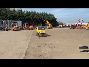 Bomag bmp 8500 remote controlled sheeps foot trench compactor