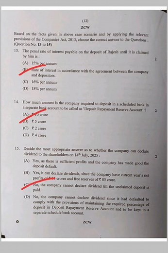 Ca inter May 2026 law paper mcq solutions|ca inter law paper may 2026|ca inter law paper may 2026 aj