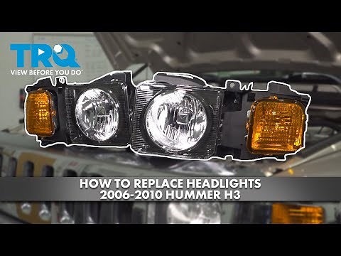 How to Replace Headlight Set 2006-2010 Hummer H3