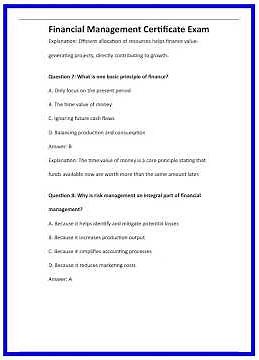 #learnexams Financial Management Certificate Exam49 636x882