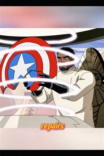 Vision, acting on Ultron's orders, comes to steal Captain America's shield. #avengers #marvel #fyp #tiktok #anime