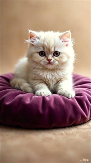 Kitten Approaches Daddy Cat! So Cute 🐾#wk.goha