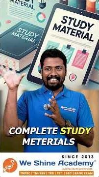 TNPSC Group I & Group II Online Course 🔥|We Shine Academy #tnpscpreparation #weshineacademy