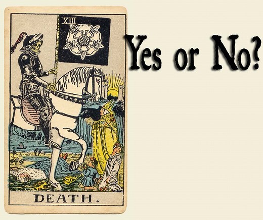 Death Tarot Card – Yes or No - ⚜️ Cardarium ⚜️