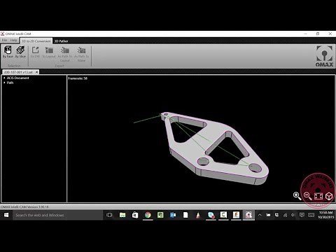 Fusion 360 & OMAX Intelli-CAM for 2D Abrasive Cutting