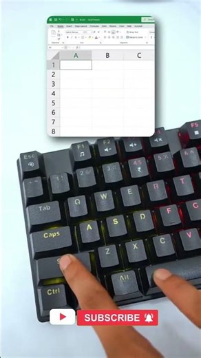 Microsoft Excel Keyboard Shortcuts #exceltricks #keyboard #tipsandtricks