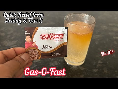 Gas-O-Fast Active Jeera for Quick Relief from Acidity & Gas | How to use Gas-O-Fast | Gas-O-Fast