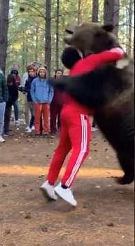 I had a wrestling match against a bear...