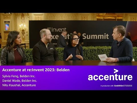 GeekWire Studios | Accenture at AWS re:Invent 2023: Belden