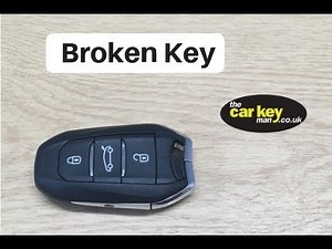 Citroen Picasso 2014 Fix Broken Car key