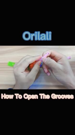 How to open the grooves