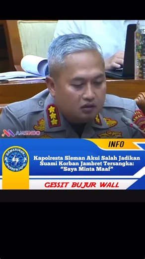 Samarinda ResponInfo on Instagram: "Kapolresta Sleman Kombes Pol Edy Setyanto Erning Wibowo menyampaikan permintaan maaf atas penanganan kasus yang menimpa Hogi Miyana dalam Rapat Dengar Pendapat (RDP) bersama Komisi III DPR RI, Rabu (28/1/2026). Permintaan maaf itu disampaikan langsung di hadapan anggota DPR, Hogi, dan istrinya, Arsita Miyana. Edy mengakui adanya kekeliruan dalam penerapan pasal hukum sehingga menetapkan Hogi sebagai tersangka. “Pada saat itu kami hanya mau melihat kepastian hu