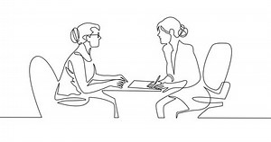 Self Drawing Animation Job Interview Modern Stock Footage Video (100% Royalty-free) 1029702056 | Shutterstock