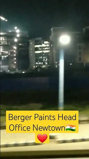 Berger Paints Head Office in Newtown Kolkata #bengalnews #newtownkolkata #westbengalwithrohit