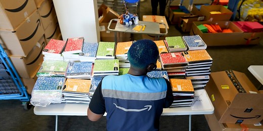 Amazon provides 'Right Now Needs' to students and families