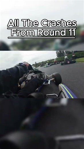 All CRASHES from round 11 #karting #superkart #racing #gokart #kart #race #gokarting #crash #crashes