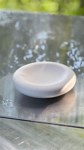 Finishing the plaster model using hand tools. #ceramiclife #potterystudio #slipcast #ceramicstudio