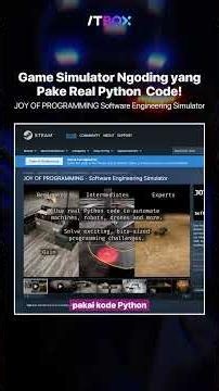 GAME SIMULATOR NGODING YANG PAKE REAL PHYTON CODE‼️