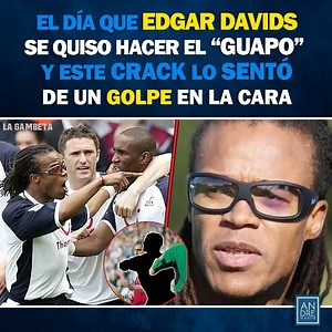 4.2M views · 7.6K reactions | ¡PUSIERON EN SU LUGAR A EDGAR DAVIDS! No lo van a creer, alguién le puso un golpe al gran Edgar Davids y lo dejó sentado en la cancha... ¡Pocos conocen está historia! | André Marín | Facebook