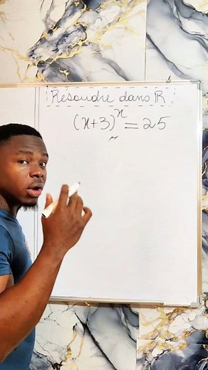 Résolution d'une excellente équation #mathematiques #equations #mathematics #maths | Kesnel Joassaint