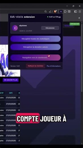 EVA-stats : Premier pas vers la performance ‪@EVAEsportsVirtualArenas‬ #vr #esport #competition