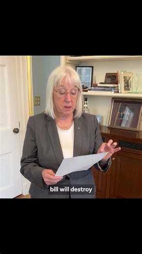 14K views · 1.2K reactions | Trump's Big Ugly bill will "destroy millions of jobs in America." It's also "utterly insane and destructive… It gives handouts to industries of the past while severely damaging industries of the future." But I didn't say that—Elon did. Senators must VOTE DOWN this job killer of a bill to save America’s clean energy future. | U.S. Senator Patty Murray | Facebook