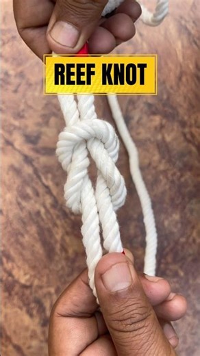 Reef Knot Tutorial | Simple Binding Knot for Everyday Use #shorts