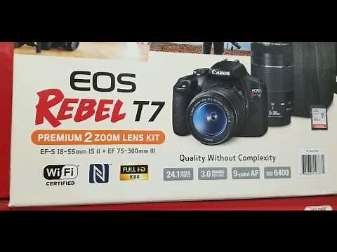 Costco! Canon EOS Rebel T7 w/ 2 lens and Sling Bag! $549!