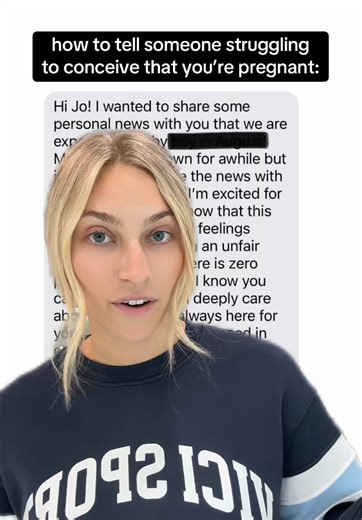 Empathetic Pregnancy Announcement for Friends