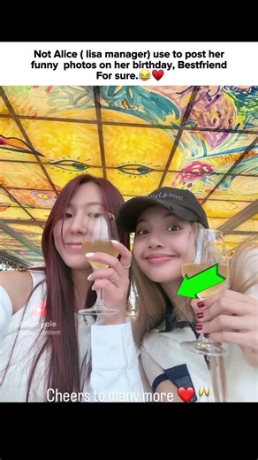 Alice is truly lisa bestfriend|| #kpop #blackpink #lisa