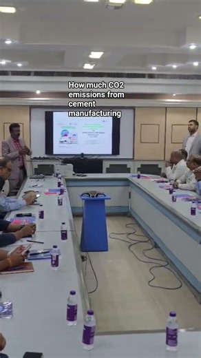 Co2 emission from cement manufacturing #civilengineering