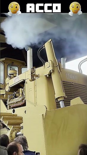 ACCO Super Bulldozer Engine Start, Rare Footage, Twin CAT Engines, Legendary Machine
