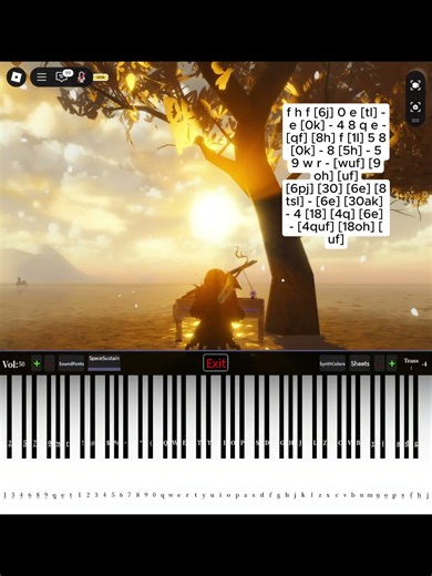 Numb - Linkin Park piano virtual sheets roblox #pianosheetmusic #piano #roblox