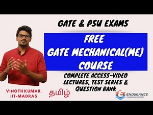 Free GATE Mechanical Course | Tamil | GATE & PSU Exams