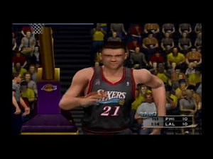 NBA 2K2 (PS2) LOS ANGELES LAKERS vs PHILADELPHIA 76ERS