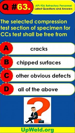 Q63 API 936 Exam Latest Questions and Answers 2023 #shorts