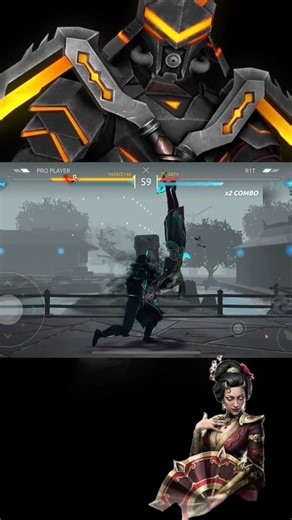 Fire Guard vs Widow – The Ultimate Shadow Fight Showdown! 🔥💀 #ytshorts #sf4