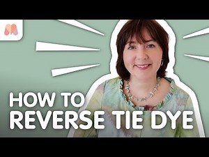 How to Reverse Dye | Tie Dye Tutorial