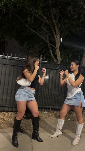 Playful Outdoor Boxing Challenge Between Two Friends