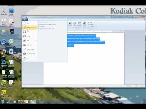Using WordPad to edit, save and print