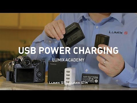 LUMIX S1, S1R Tutorial 25: USB Power Charging