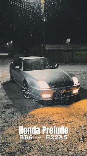 Honda Prelude V BB6 H22A5 #honda #hondaprelude #vtec #vintagecars #snowfall