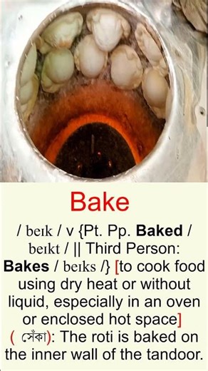 Bake Meaning | English Cooking Verb
