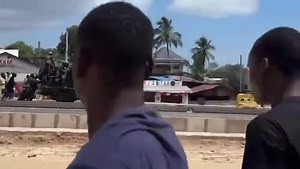 45K views · 19 reactions | : Tanzania Protests Erupt After Election Footage shows protesters clashing with security forces in major cities, burning banners, and blocking roads. A curfew has been imposed and internet access restricted as President Samia Suluhu Hassan moves closer to retaining power. #AFRICAGOODMORNING #NTV #NTVAFRIKA #BORDERLESSBOUNDLESS #Tanzania | Africa Good Morning | Facebook