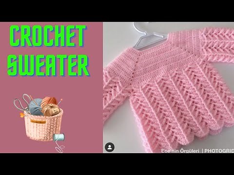 "How to Crochet a Baby Sweater: Easy Step-by-Step Tutorial"