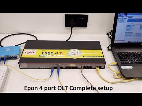 Epon 4 port OLT Complete setup | How to Setup EPON OLT